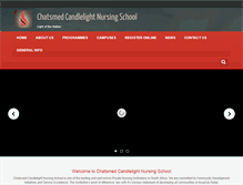 Tablet Screenshot of candlelightnursingschool.co.za
